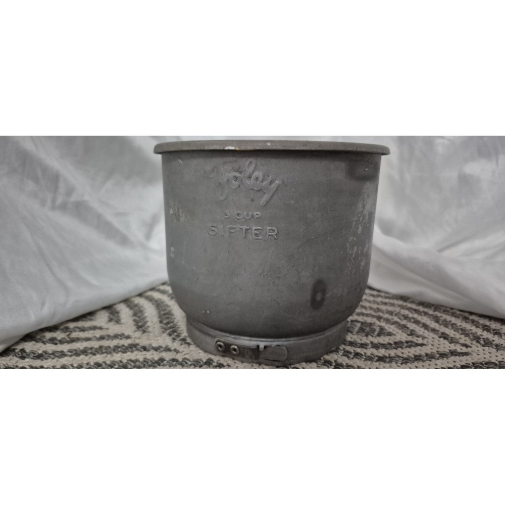 Vintage‎ Foley Flour Sifter  Hand Crank • 5 Cup Farm Kitchen